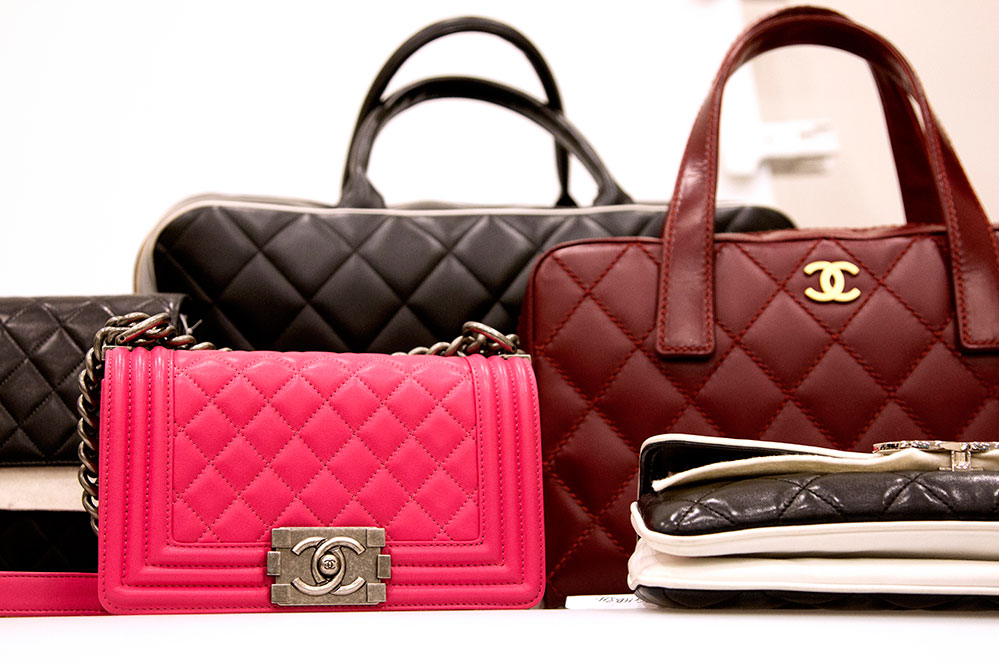 Vintage Chanel bags at the Guiltless vault